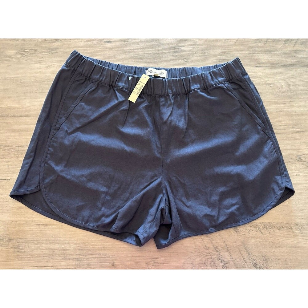NEW! Madewell Women’s Pull-On Shorts Navy Blue Size M